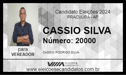 Candidato CASSIO SILVA 2024 - PRACUÚBA - Eleições