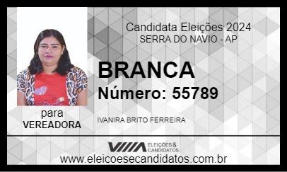 Candidato BRANCA 2024 - SERRA DO NAVIO - Eleições