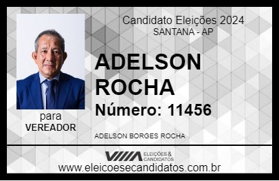 Candidato ADELSON ROCHA 2024 - SANTANA - Eleições