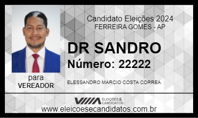 Candidato DR SANDRO 2024 - FERREIRA GOMES - Eleições