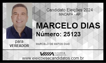 Candidato MARCELO DIAS 2024 - MACAPÁ - Eleições