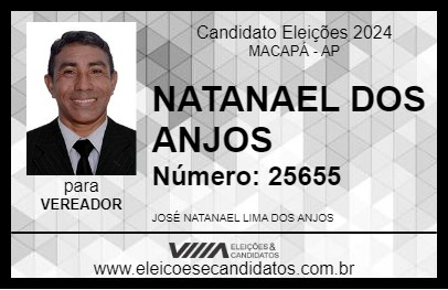 Candidato NATANAEL DOS ANJOS 2024 - MACAPÁ - Eleições