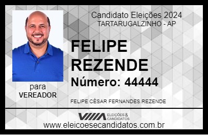 Candidato FELIPE REZENDE 2024 - TARTARUGALZINHO - Eleições