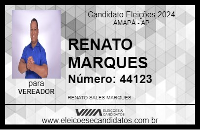 Candidato RENATO MARQUES 2024 - AMAPÁ - Eleições