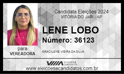 Candidato LENE LOBO 2024 - VITÓRIA DO JARI - Eleições