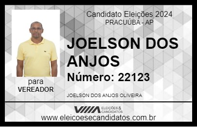 Candidato JOELSON DOS ANJOS 2024 - PRACUÚBA - Eleições