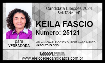 Candidato KEILA FASCIO 2024 - SANTANA - Eleições