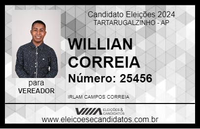 Candidato WILLIAN CORREIA 2024 - TARTARUGALZINHO - Eleições