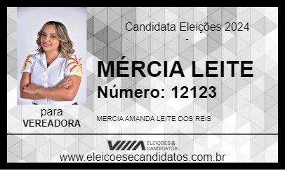 Candidato MÉRCIA LEITE 2024 - FERREIRA GOMES - Eleições