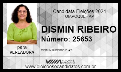 Candidato DISMIN RIBEIRO 2024 - OIAPOQUE - Eleições