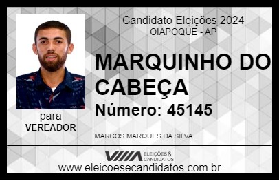 Candidato MARQUINHO DO CABEÇA 2024 - OIAPOQUE - Eleições