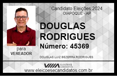 Candidato DOUGLAS RODRIGUES 2024 - OIAPOQUE - Eleições