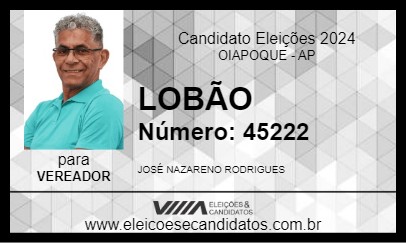 Candidato LOBÃO 2024 - OIAPOQUE - Eleições