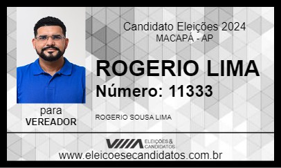 Candidato ROGERIO LIMA 2024 - MACAPÁ - Eleições