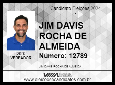 Candidato JIM DAVIS ROCHA DE ALMEIDA 2024 - MACAPÁ - Eleições