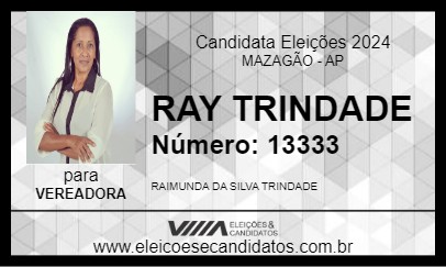 Candidato RAY TRINDADE 2024 - MAZAGÃO - Eleições