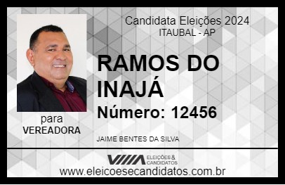 Candidato RAMOS DO INAJÁ 2024 - ITAUBAL - Eleições