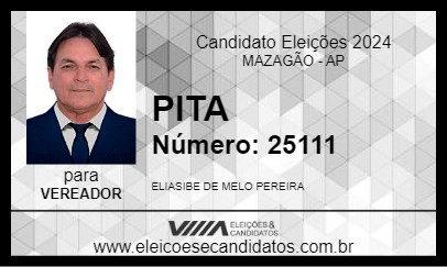 Candidato PITA 2024 - MAZAGÃO - Eleições