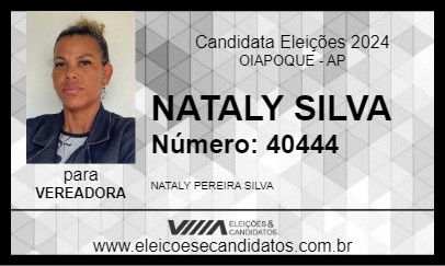 Candidato NATALY SILVA 2024 - OIAPOQUE - Eleições