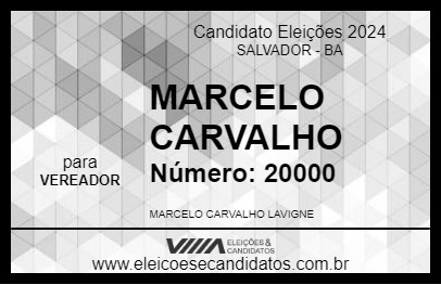 Candidato MARCELO CARVALHO 2024 - SALVADOR - Eleições