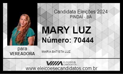 Candidato MARY LUZ 2024 - PINDAÍ - Eleições