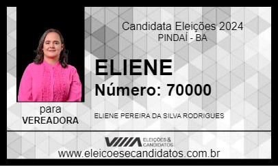 Candidato ELIENE 2024 - PINDAÍ - Eleições