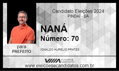 Candidato NANÁ 2024 - PINDAÍ - Eleições