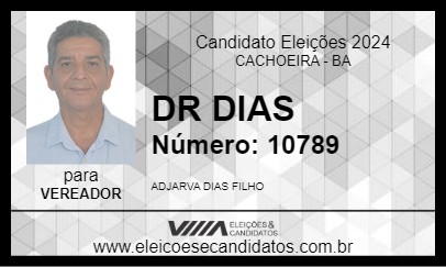 Candidato DR DIAS 2024 - CACHOEIRA - Eleições