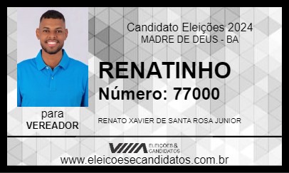 Candidato RENATINHO 2024 - MADRE DE DEUS - Eleições