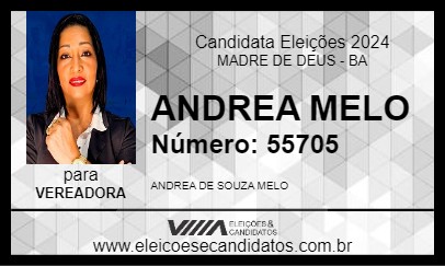 Candidato ANDREA  MELO 2024 - MADRE DE DEUS - Eleições