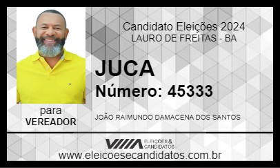 Candidato JUCA 2024 - LAURO DE FREITAS - Eleições