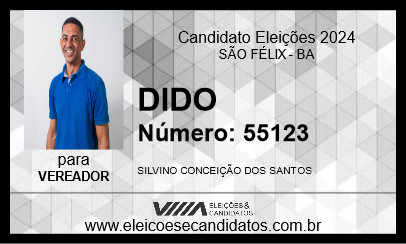 Candidato DIDO 2024 - SÃO FÉLIX - Eleições