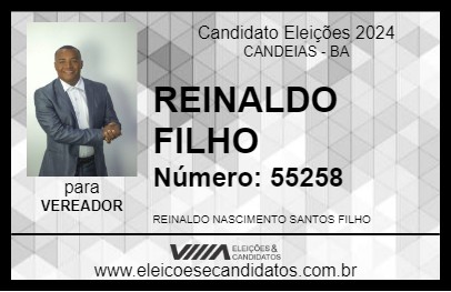 Candidato REINALDO FILHO 2024 - CANDEIAS - Eleições