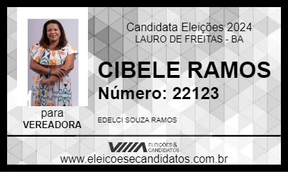 Candidato CIBELE RAMOS 2024 - LAURO DE FREITAS - Eleições