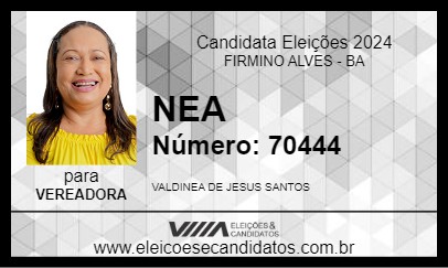 Candidato NEA 2024 - FIRMINO ALVES - Eleições