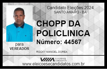 Candidato CHOPP DA POLICLINICA 2024 - SANTO AMARO - Eleições