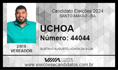 Candidato UCHOA 2024 - SANTO AMARO - Eleições