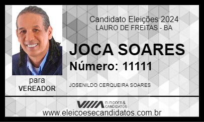 Candidato JOCA SOARES 2024 - LAURO DE FREITAS - Eleições