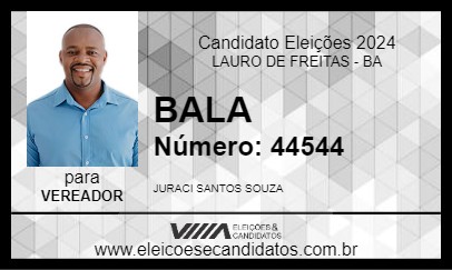 Candidato BALA 2024 - LAURO DE FREITAS - Eleições