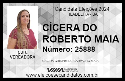 Candidato CÍCERA DO ROBERTO MAIA 2024 - FILADÉLFIA - Eleições