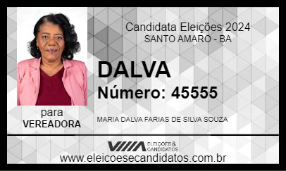 Candidato DALVA 2024 - SANTO AMARO - Eleições