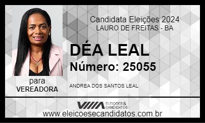 Candidato DÉA LEAL 2024 - LAURO DE FREITAS - Eleições