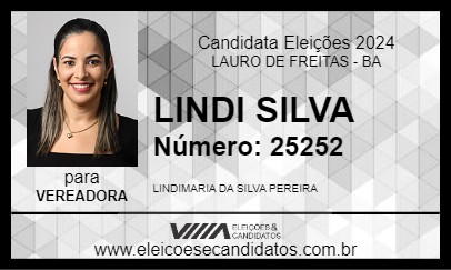 Candidato LINDI SILVA 2024 - LAURO DE FREITAS - Eleições