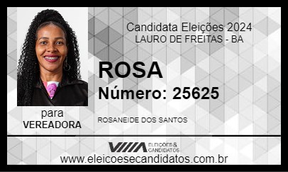 Candidato ROSA 2024 - LAURO DE FREITAS - Eleições