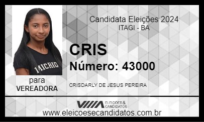 Candidato CRIS 2024 - ITAGI - Eleições