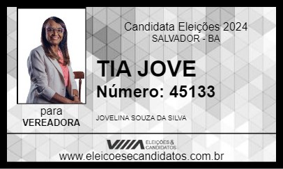 Candidato TIA JOVE 2024 - SALVADOR - Eleições