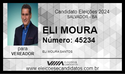 Candidato ELI MOURA 2024 - SALVADOR - Eleições