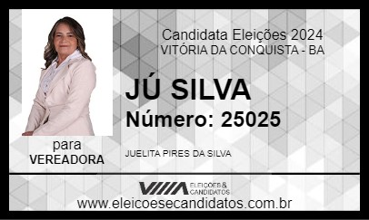 Candidato JÚ SILVA 2024 - VITÓRIA DA CONQUISTA - Eleições