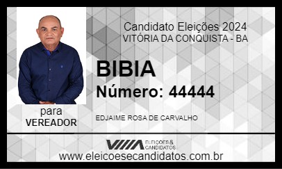 Candidato BIBIA 2024 - VITÓRIA DA CONQUISTA - Eleições