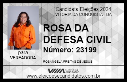 Candidato ROSA FREITAS 2024 - VITÓRIA DA CONQUISTA - Eleições